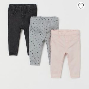 NWOT | H&M 3 pack jegging